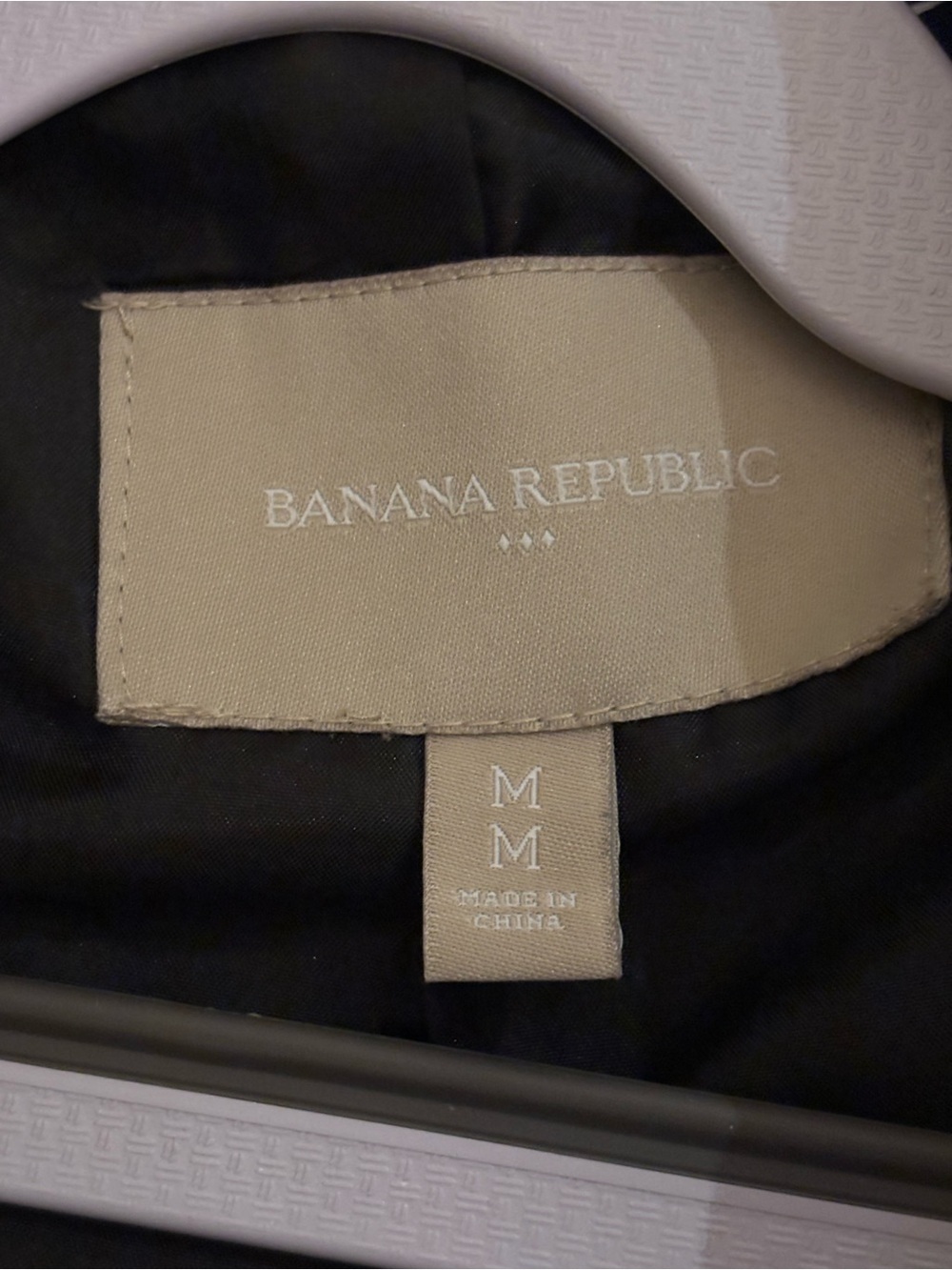 Banana Republic Black & White Geometric Trench Coat Medium - Picture 2 of 6